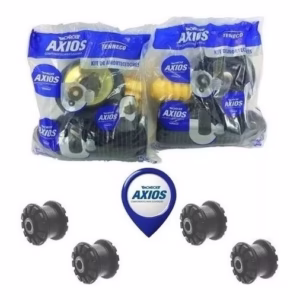 Kit Batente Coxim Bucha Balança Gol Parati Quadrado Axios