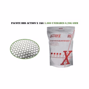 Pacote BBS ACTION X 1Kg 5.000 Unidades 0,20g 6mm | 5.000 Unidades