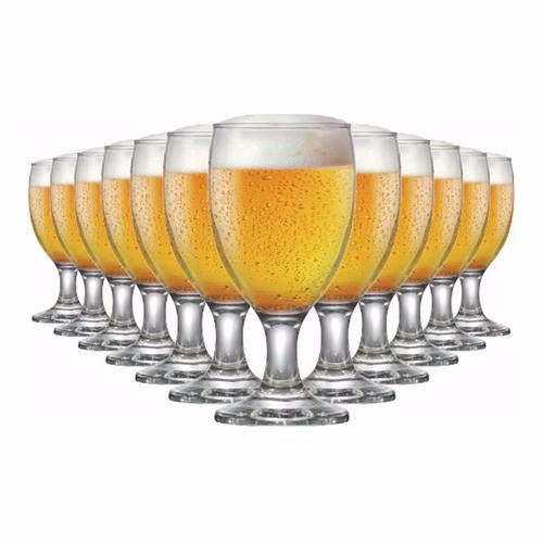 Jogo de Taças de Vidro Roma P Para Cerveja 310ml 12 Pcs - Ruvolo