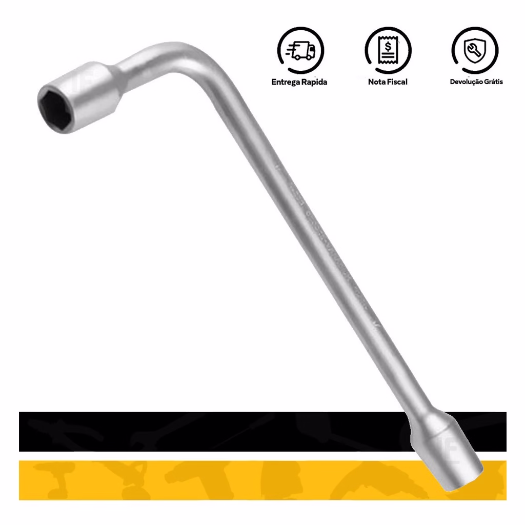 Chave Biela Tipo L De 10mm Niquelado Stels - Imagem 2