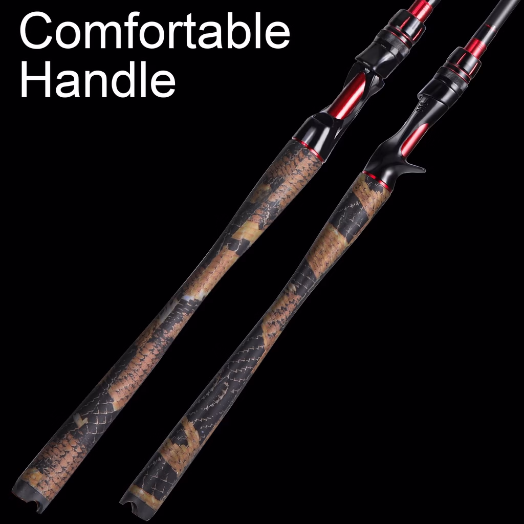 Vara De Pesca Sougayilang Fibra De Carbono 1.8m1.98m 2.1m Carpa Para UltraLight Max Drag 10kg - Imagem 2