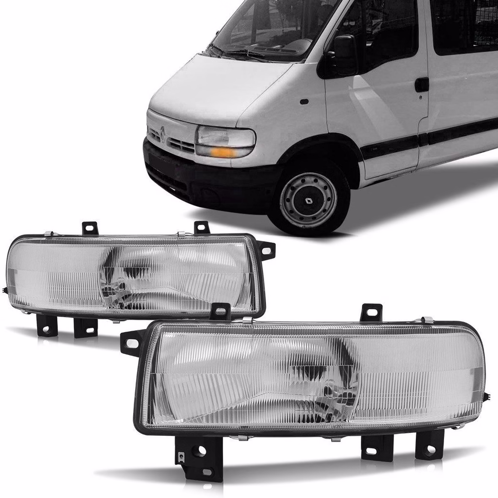 Farol Master 2003 2004 2005 2006 2007 2008 2009 Elétrico Foco Simples Cromado