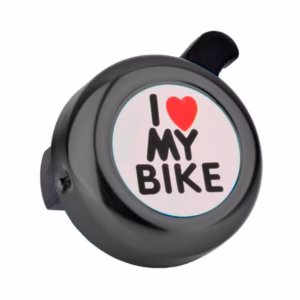 Campainha I Love My Bike Preto