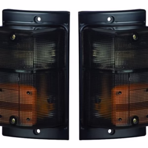 Par Lanterna Pisca Seta Caminhao Compatível com Scania T/R 112 113 142 143 Fume