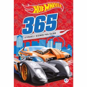 Livro - Hot Wheels - 365 Atividades e desenhos para colorir - Capa comum - Ciranda Cultural