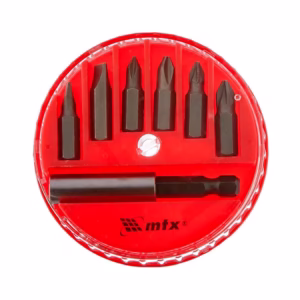 Jogo De 7 Bits Com Adaptador Magnético De Aço - Mtx 113929