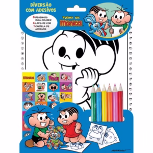 Turma da Mônica Diversão com Adesivos Mônica e Cebolinha