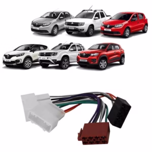 Chicote Do Rádio Para Renault Sandero, Duster, Logan, Kwid, Captur