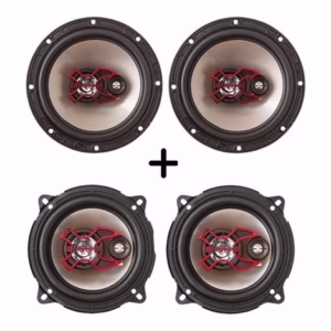 Kit Alto Falante Bravox 5' E 6 200w Peugeot 206 207 307
