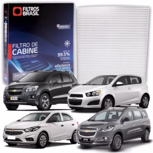 Filtro da Cabine Ar Condicionado Gm Chevrolet Cobalt Cruze Onix Prisma Sonic Spin Tracker