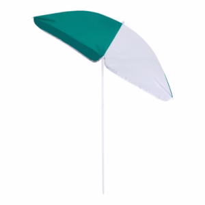 Guarda-sol Sombrinha Gigante 1,8 Metro Piscina Praia Pesca Articulado Cinza com Verde Claro