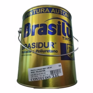 Tinta Automotiva Poliester Prata Lunar Vw 91 3,6litros Brasilux Brasimix