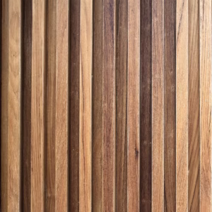 Papel de Parede Adesivo Madeira Ripada Carvalho Autocolante 2,00 mts