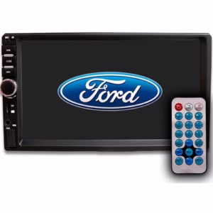 Logo Ford Dvd 2 Din Multimidia Bt + Usb Tela 7' Espelhamento