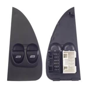 Botão Interruptor de Vidro Elétrico Duplo Palio 2001 em Diante Palio Fire Siena e Strada 2001 até 2015