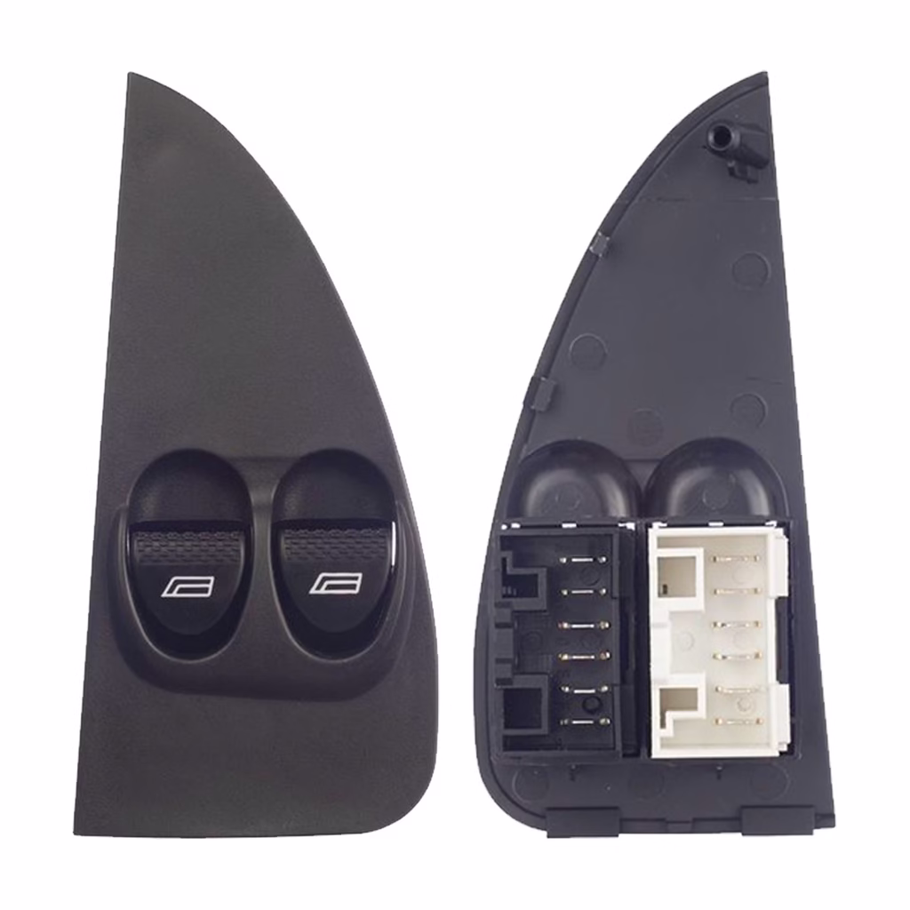 Botão Interruptor de Vidro Elétrico Duplo Palio 2001 em Diante Palio Fire Siena e Strada 2001 até 2015