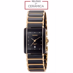 Relogio Technos Ceramica Safira Gn10aapai/4p Preto Original