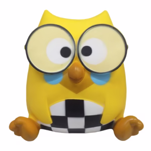 Boneco Cofrinho Moedinhas Da Bubu E As Corujinhas Biel