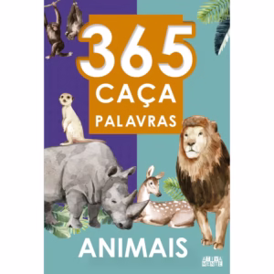 Livro - 365 caça-palavras - Animais - Capa comum - Ativamente