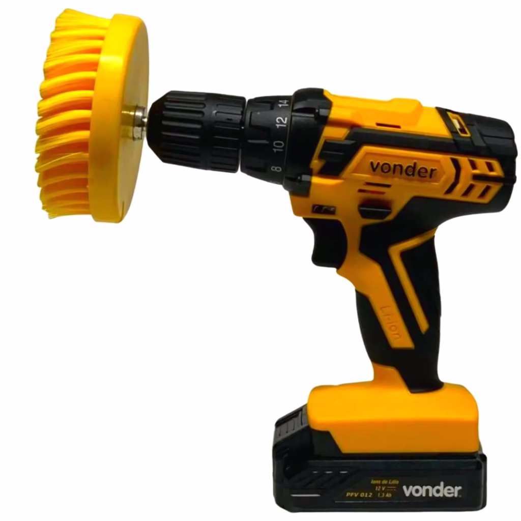 Escova Furadeira Drill Cerdas Média Mandala Detailer - Imagem 2
