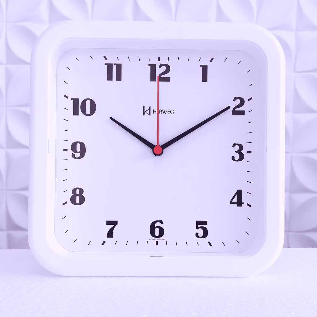 Relogio Parede Herweg Decorativo Para Sala Cozinha Escritório e Hotel Modelo 6145