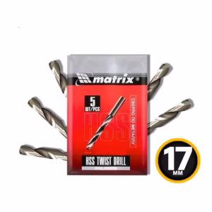 Kit 5 Brocas Aço Rápido Para Metais 17mm  Mtx