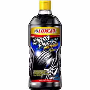 Limpa pneus alto brilho luxcar platinum 500g pretinho automotivo