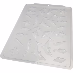 Forma BWB Simples Semiprofissional, Alto Rendimento Doces Finos  Cód. 3603 - SP Tema Fundo do Mar