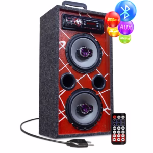 Caixa Som Bluetooth Usb Ativa Residencial Falante Pioneer 6