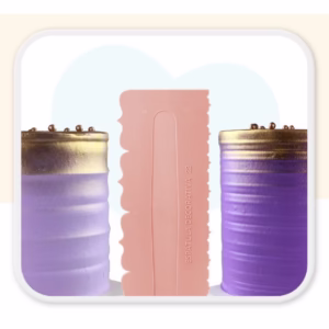 ESPATÚLA DECORATIVA N•22 LENI PARA BOLO E CONFEITARIA BLUE STAR 23cm  (CHOCOBRAZ)