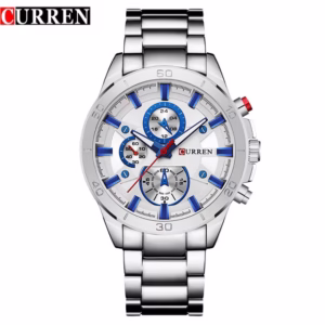CURREN Fashion Full Stainless Steel Mens Watch Top Brand Casual  Analog Sport Quartz waterproof 8275X