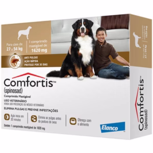 Comfortis 1620mg C/ 1 Comprimido - Antipulgas P/ Cães (27 - 54kg)