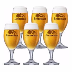 Jogo De Taças de Cristal Loemelaer Rótulo Frases para Cerveja 260ml 6pcs - Ruvolo