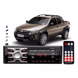 Aparelho De Som Mp3 Carro Fiat Strada Bluetooth Pendrive Rádio