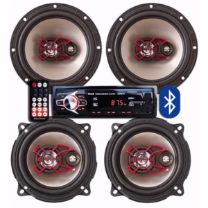 Kit Som Bluetooth Novo Vectra + 4 Alto Falante Bravox 200w