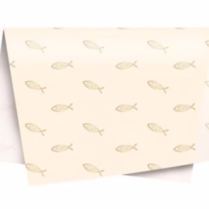 Papel de Seda - 49x69cm - Fé Marfim Ouro - 10 folhas - Rizzo