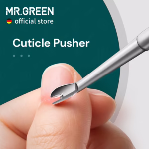 MR.GREEN Removedor De Cutícula Pele Morta Empurrador De Aço Inoxidável Ferramentas Da Arte Do Prego Manicure Raspador Nail Cleaner Trimmer