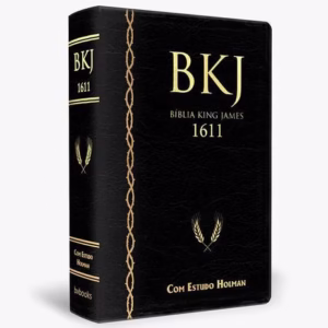 Bíblia de Estudo King James 1611 com Estudo Holman 6º Edição - Preta Luxo