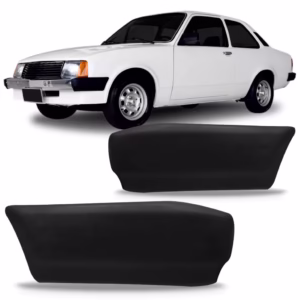 Ponteira Parachoque Dianteiro Chevette 1983 84 a 1986 Preto