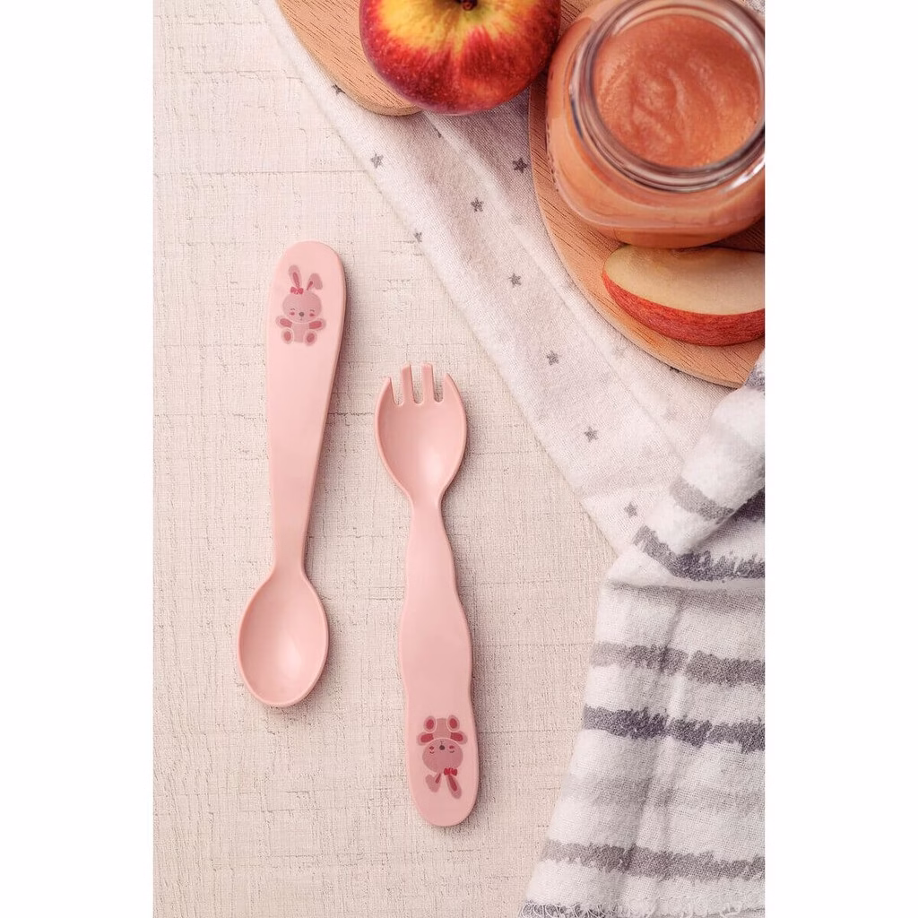 Jogo de Talheres Infantil Tramontina Le Petit Rosa 2 Peças - 23797402 - Imagem 2