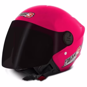 Capacete New Liberty Tree Com Viseira Fumê Aberto Rosa Pro Tork Barato Tamanhos 56 58 60