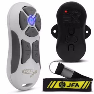 Controle Longa Distância Universal JFA K600 Branco e Cinza