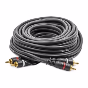 Kit Com 10 Cabos Rca 5 Metros Cabo Permak 5m Som Audio Vídeo