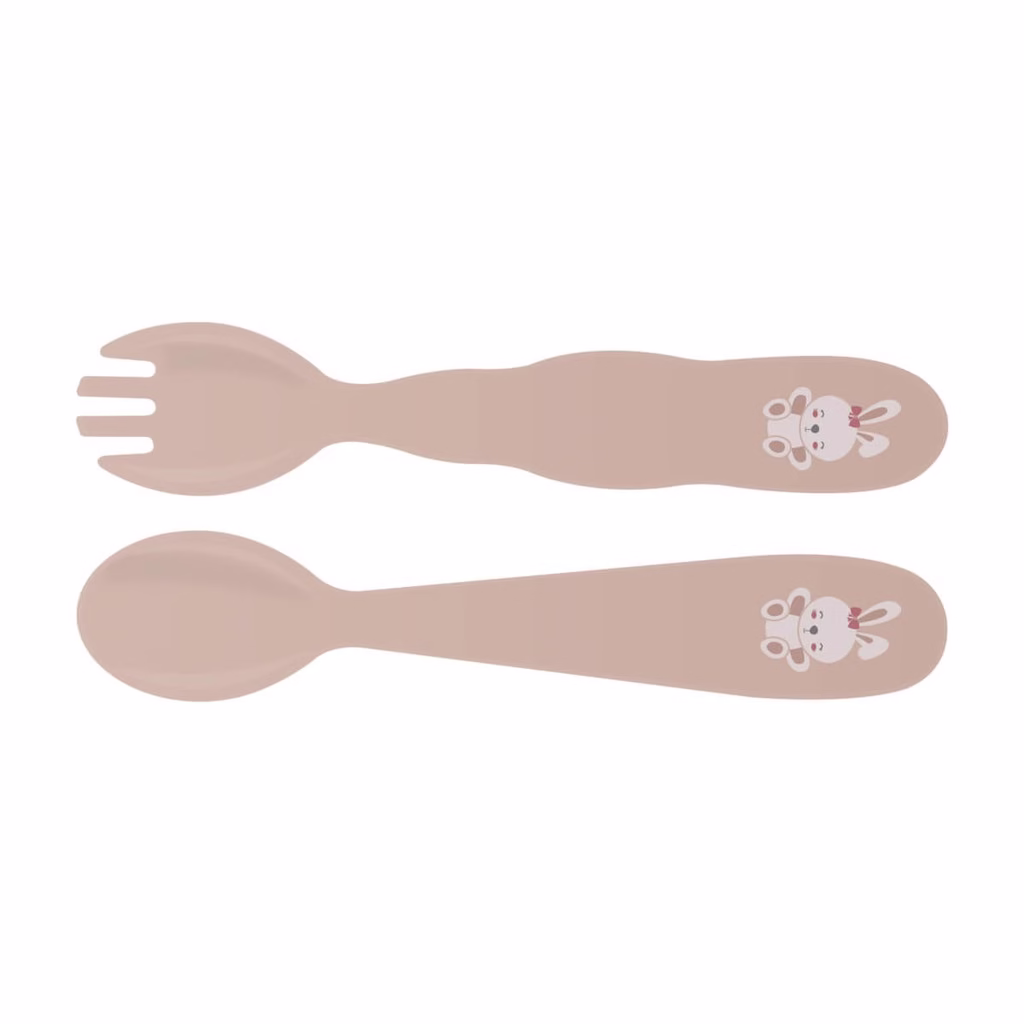 Jogo de Talheres Infantil Tramontina Le Petit Rosa 2 Peças - 23797402