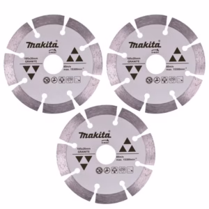 Disco de Corte Diamantado 4.1/8 POL 105 MM para Granito D-44351 com 3 Unidades MAKITA
