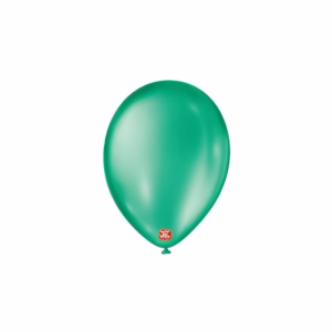 Balão de Festa Látex Perolado-Verde Menta-25 Unidades 7"23cm