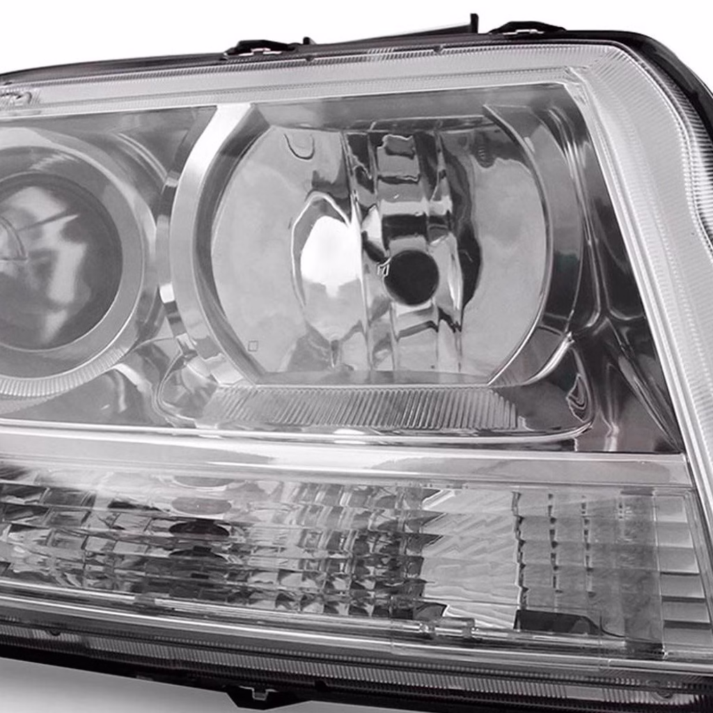 Farol Grand Vitara 2009 2010 2011 2012 2013 2014 2015 2016 Foco Duplo Cromado - Imagem 2