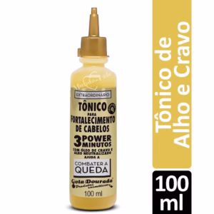 Tônico para Fortalecimento de Cabelos Gota Dourada Combate a Queda 100ml