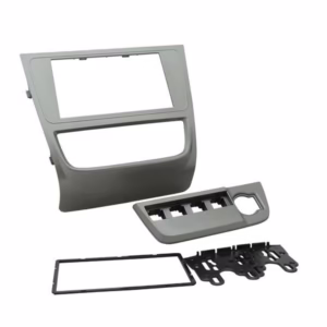 Moldura 2 Din Volks Gol, Voyage, Saveiro, G6 - Grafite