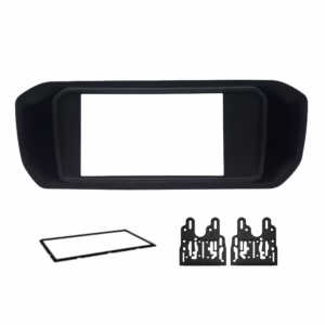 Moldura 2 Din GM Spin 2019 a 2022 - Preto Fosco